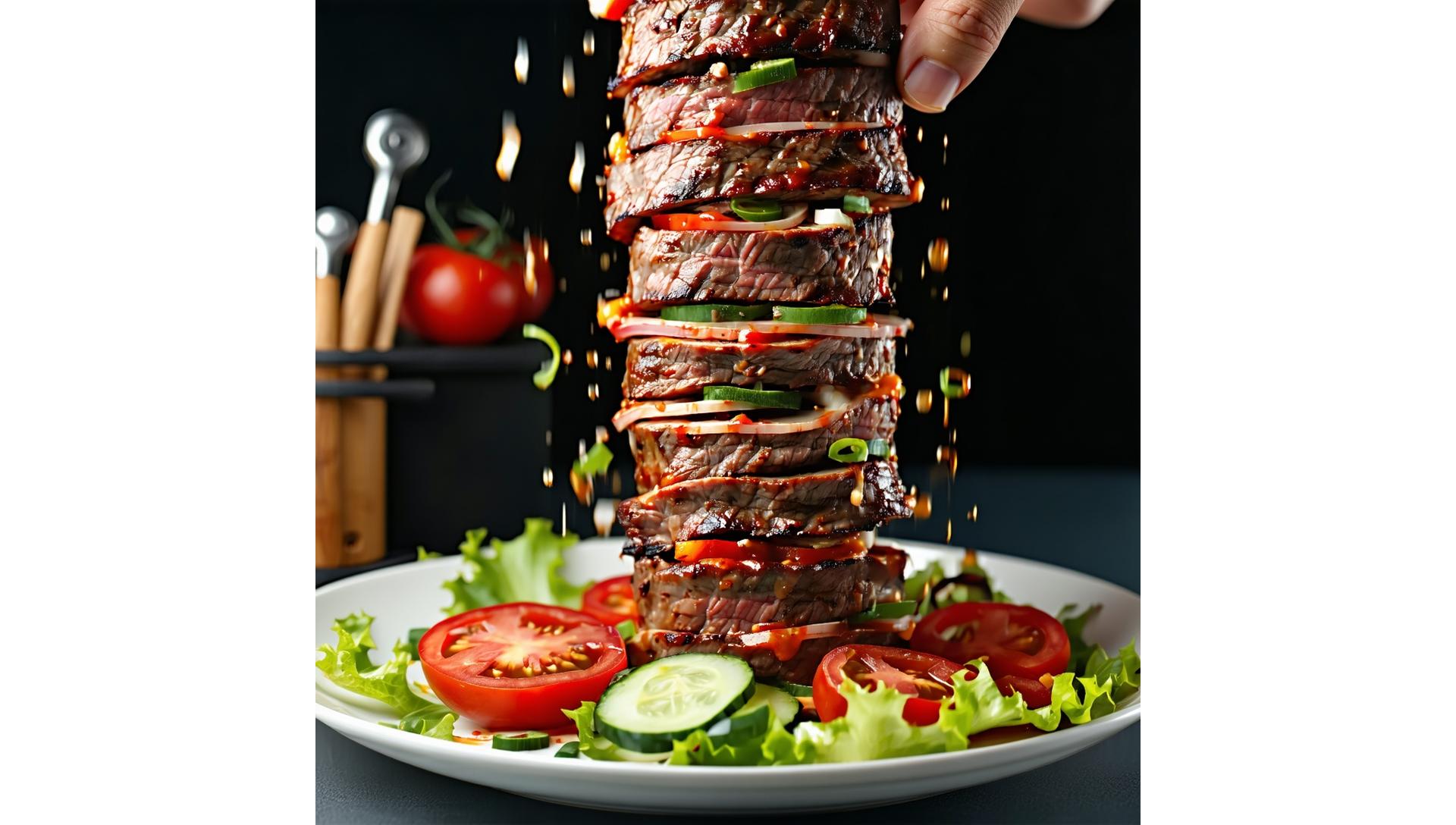Otantik Türk Döner Kebabı Kesimi