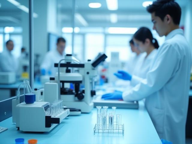Gıda Güvenliği Denetimi Yapan Laboratuvar Ortamı